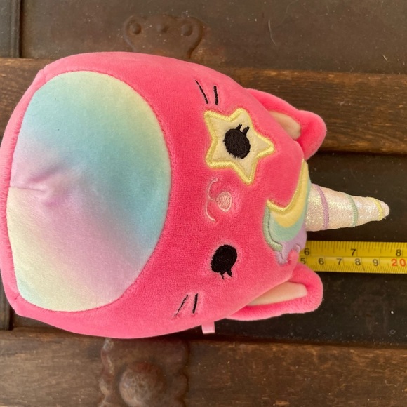 Squishmallows 5” Sienna the Pink Unikitty Caticorn Plush Toy Star Cat Unicorn - Picture 2 of 3